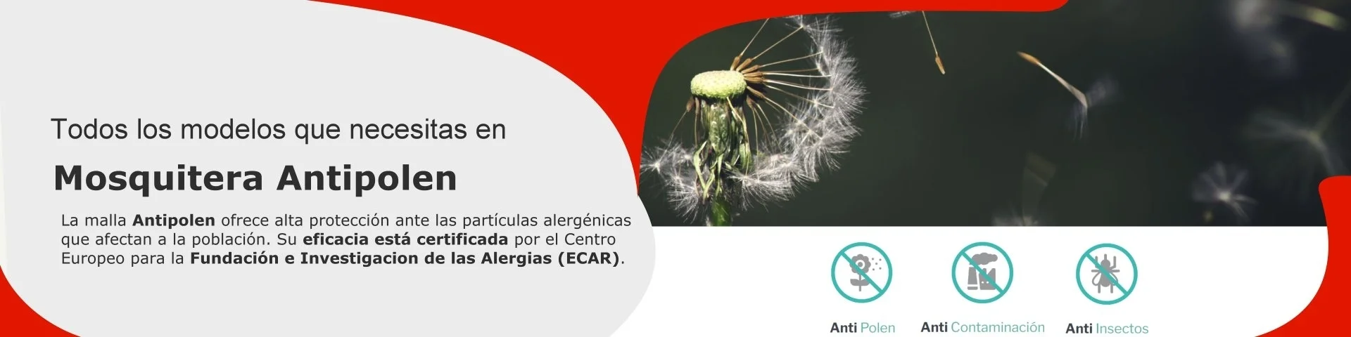 MOSQUITERA ENROLLABLE MALLA ANTIPOLEN