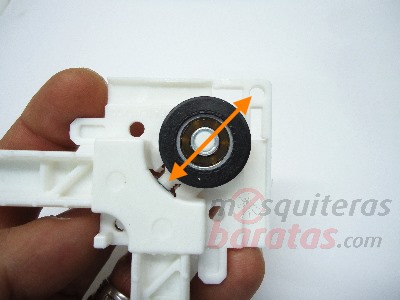 ruedas regulables para mosquiteras correderas
