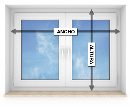 Persiana exterior - L-50 - Persax - de PVC / para ventana / para puerta