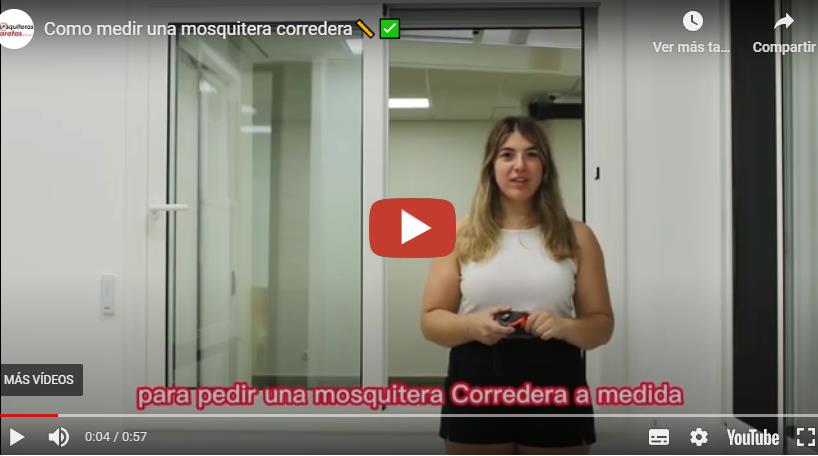 Vídeo Como Medir Mosquitera Corredera