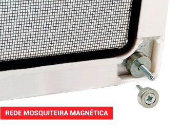 Mosquiteiros imantados