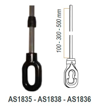 Motor tubular mecánico para persianas de gran peso- hasta 180 Kg.