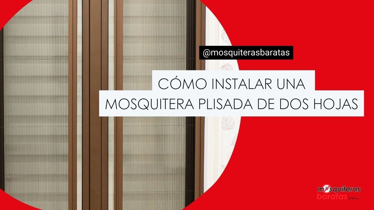 Como instalar mosquiteiros plissados de duas folhas?