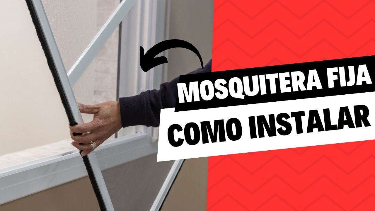 Como instalar uma rede de mosquito fixa?