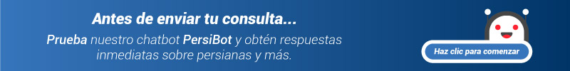 ¿Necesitas ayuda? Habla con PersiBot