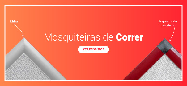 Mosquiteiras de correr