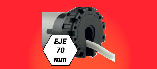 Motor persiana eje 70mm Motor persiana eje 70mm