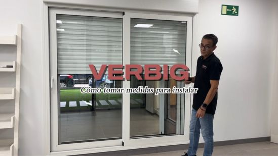 Como medir para instalar a cortina Verbig?