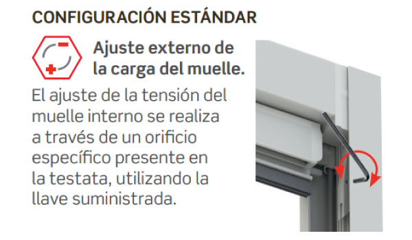 Ajuste de tensión del muelle de manera sencilla