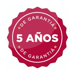 5 años de garantía