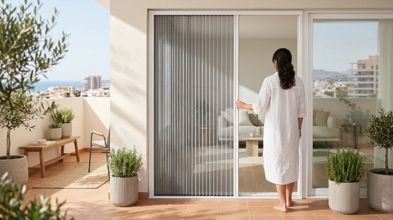 Mosquitera Plisada Royal Plus 22 de 1 Hoja para puertas