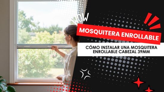 ¿Cómo instalar mosquiteras enrollables a pared?