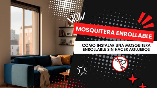 Cómo instalar mosquitera Enrollable Sin Tornillos