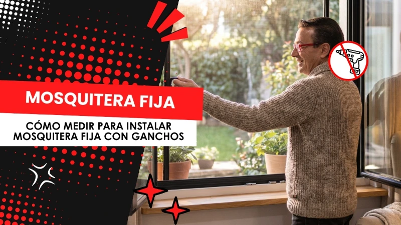 Cómo Tomar Medidas para una Mosquitera Fija sin taladrar