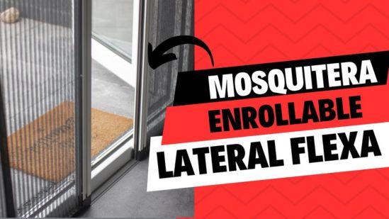 Mosquitera Enrollable Lateral para Puertas Flexa