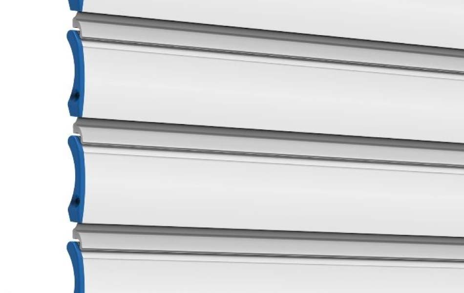 Persianas de seguridad lama extrusionada ciega