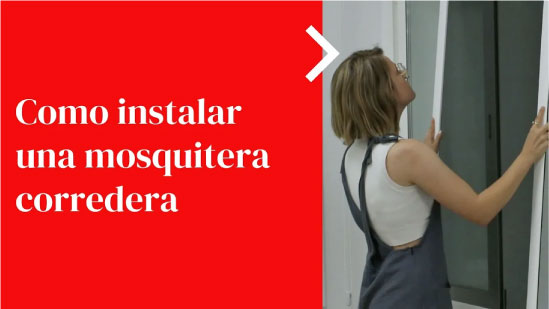 ¿Cómo instalar una mosquitera corredera?