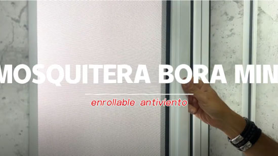 ¿Cómo instalar mosquitera enrollable Bora Mini?