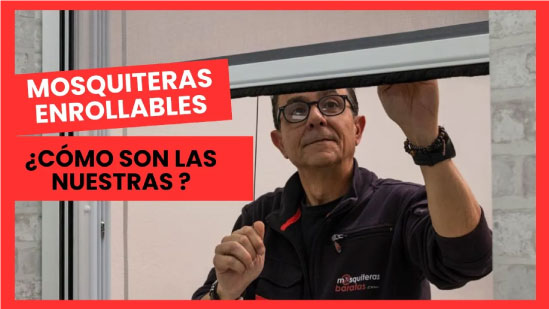 ¿Cómo son nuestras mosquiteras enrollables a pared?