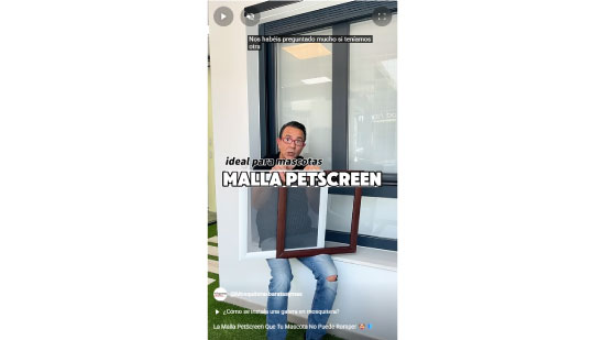 Conoce más sobre la malla petscreen