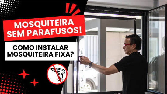 Como instalar a sua rede mosquiteira fixa com moldura sem perfurar em segundos?