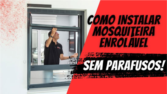Como instalar redes mosquiteiras enroláveis sem perfurar?
