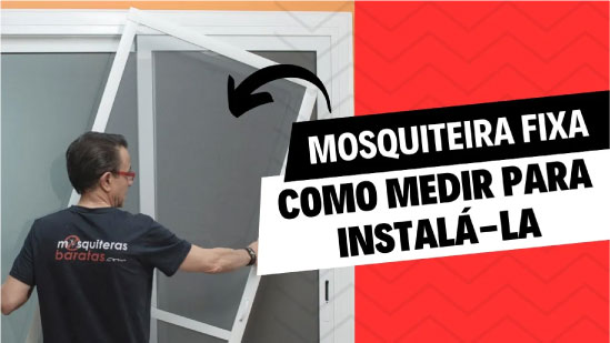 Como medir para instalar esta rede mosquiteira