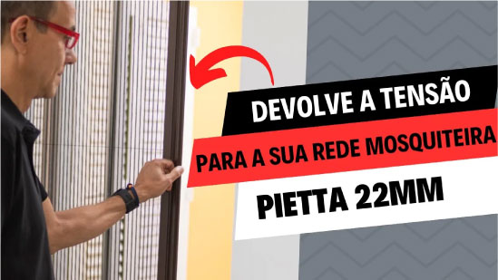 A tua mosquiteira Pietta perdeu tensão? Ensinamos-te a ajustá-la facilmente