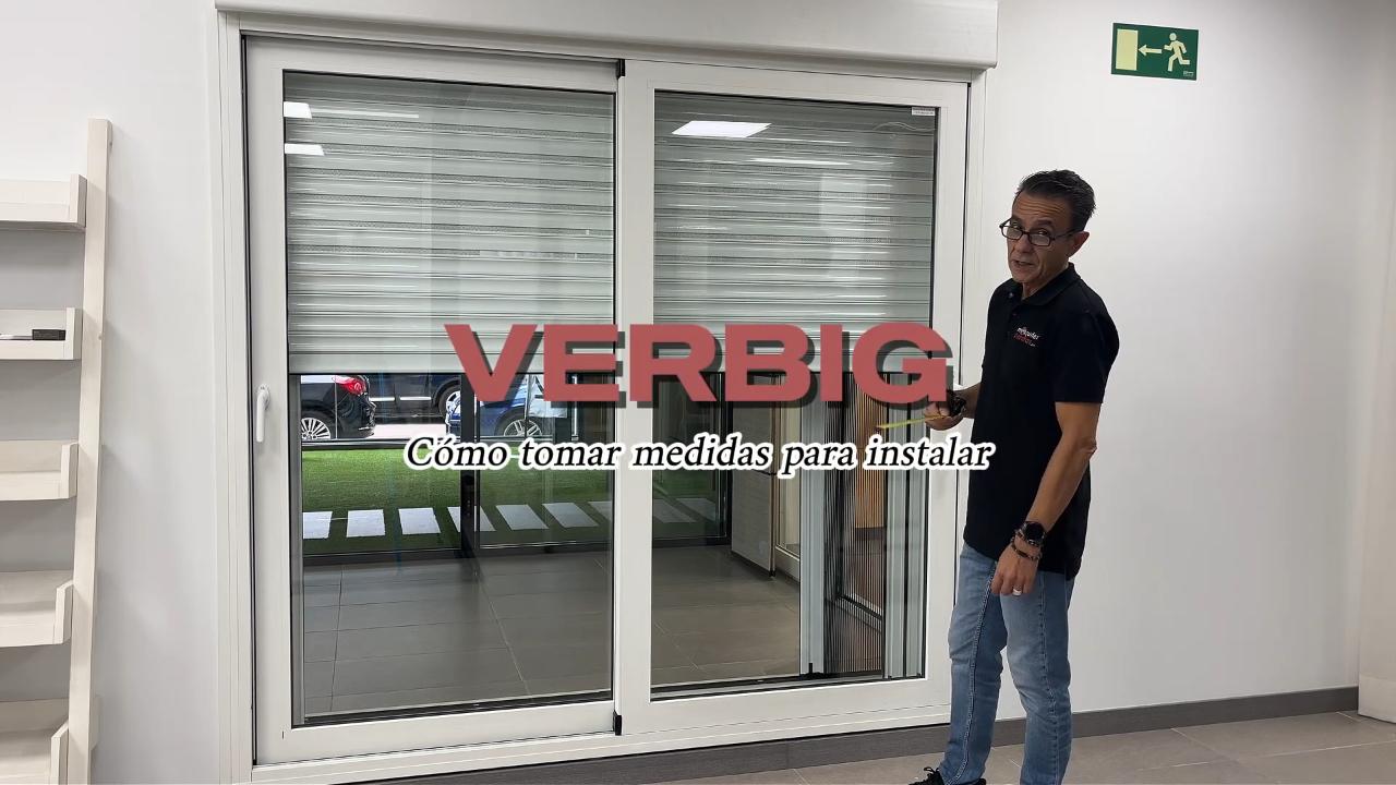 Como medir para instalar cortina Verbig?