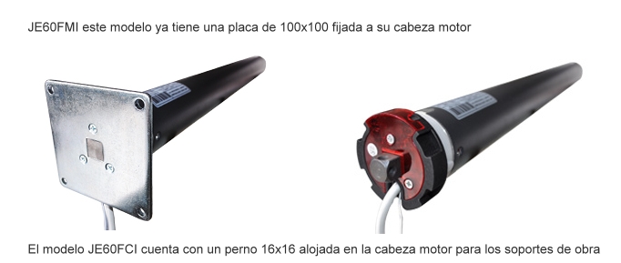 Motor para persianas de gran tamaño y toldos Ø45mm