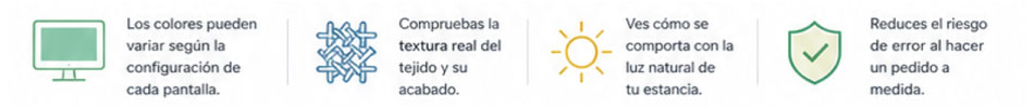 Porqué pedir muestras antes de comprar