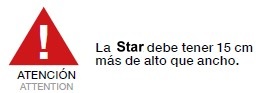 Mosquitera enrollable Star 50 aviso