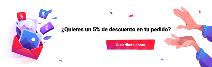 Suscríbete a nuestro newsletter y gana un 5% descuento