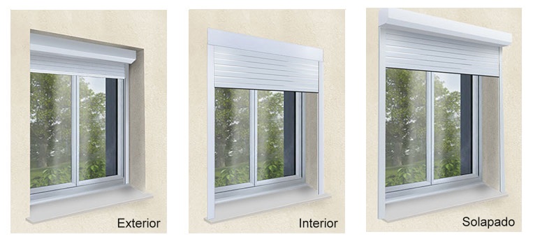 Persiana exterior - L-50 - Persax - de PVC / para ventana / para puerta