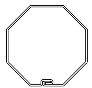 eje persiana octogonal 40