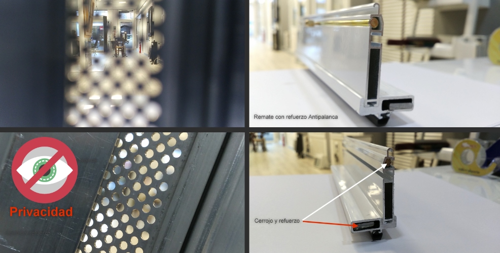 Persiana de Seguridad Microperforada