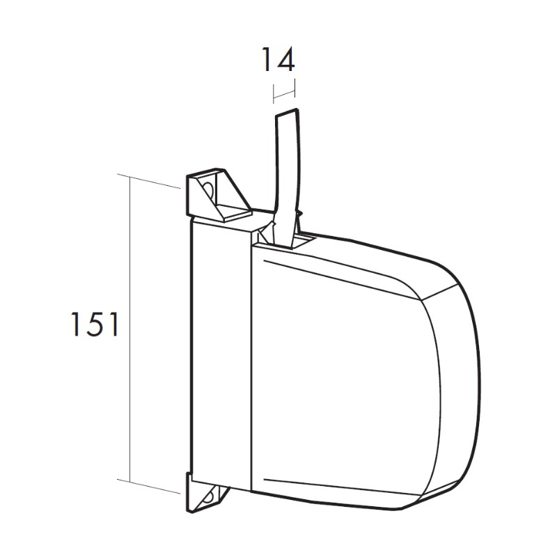 Cintas para carretes de persianas de ventana de 20mm. blanca