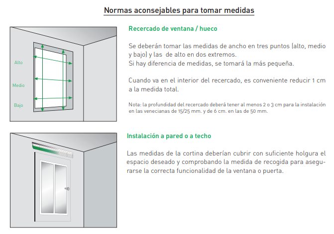 Persiana Veneciana de Aluminio lama 25mm - Sistemas24H