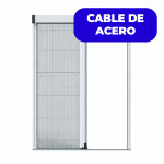 Mosquitera plisada 32mm con cable de acero